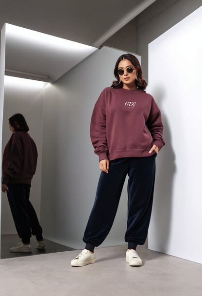 Flex Apparel Coffee Sweatshirt